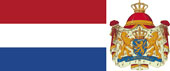 badges van nederlandse vlag en wapen