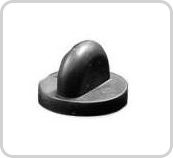 Rubber sluiting voor pins of speldjes